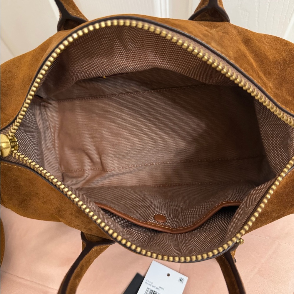 Coach Compass 25 Warm Brown Suede with Extra Straps - Picture 10 of 12